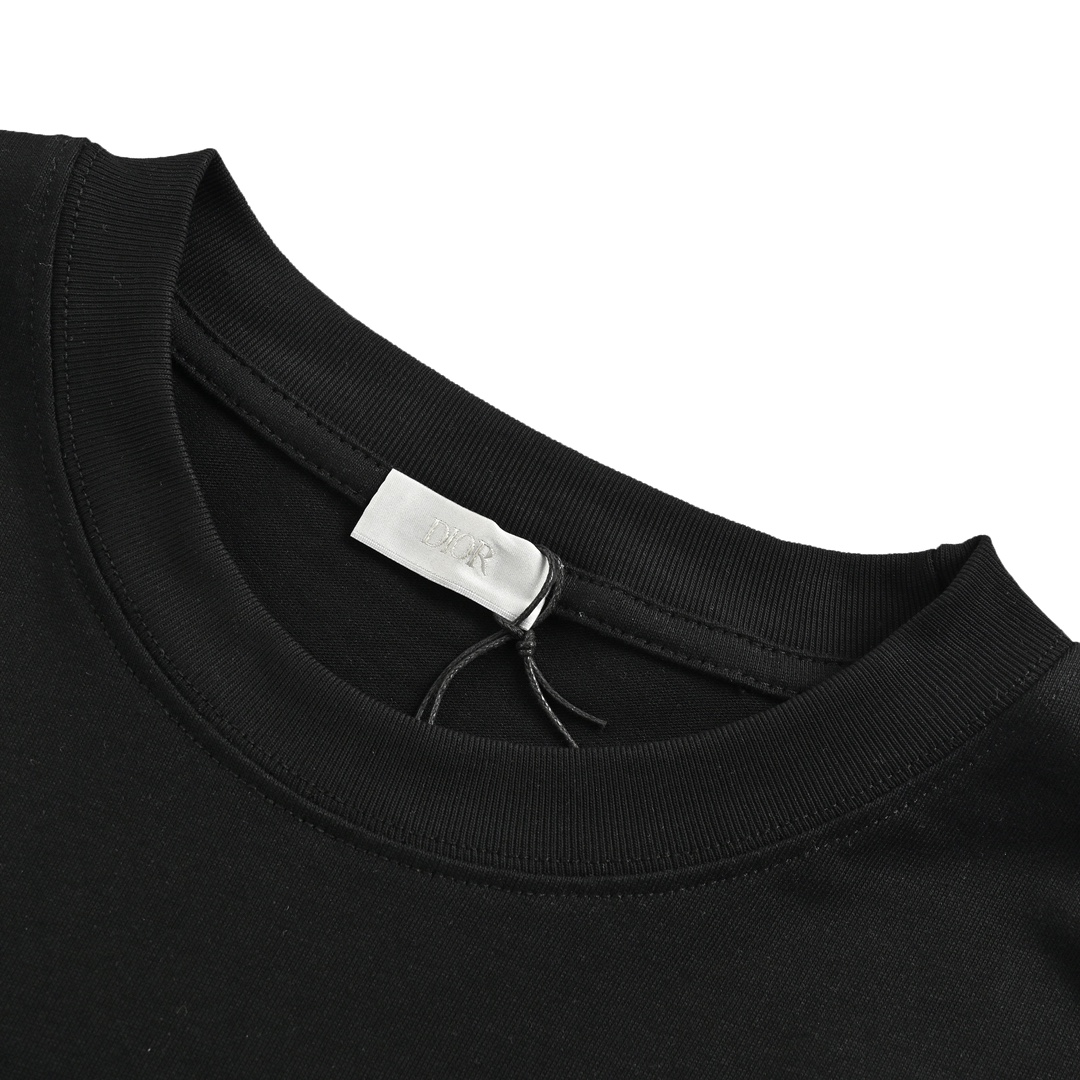 Dior 24ss large letter logo print short sleeves