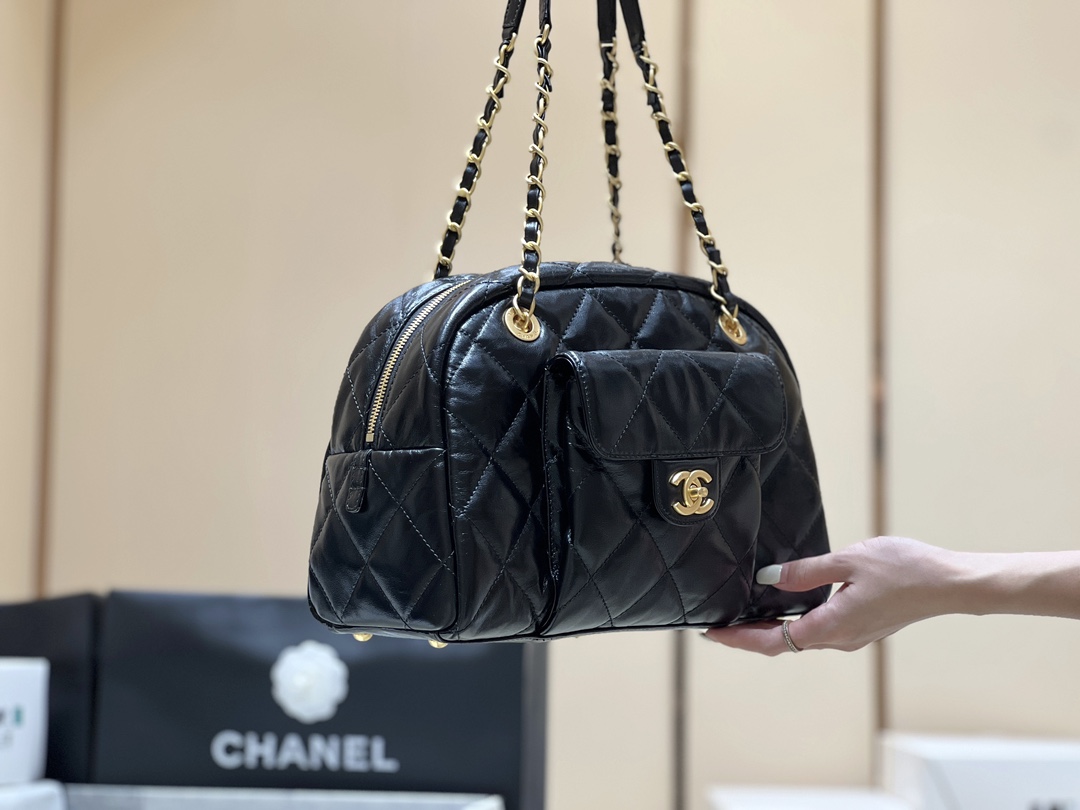 Chanel 24A Small Bowling Bag AS4905