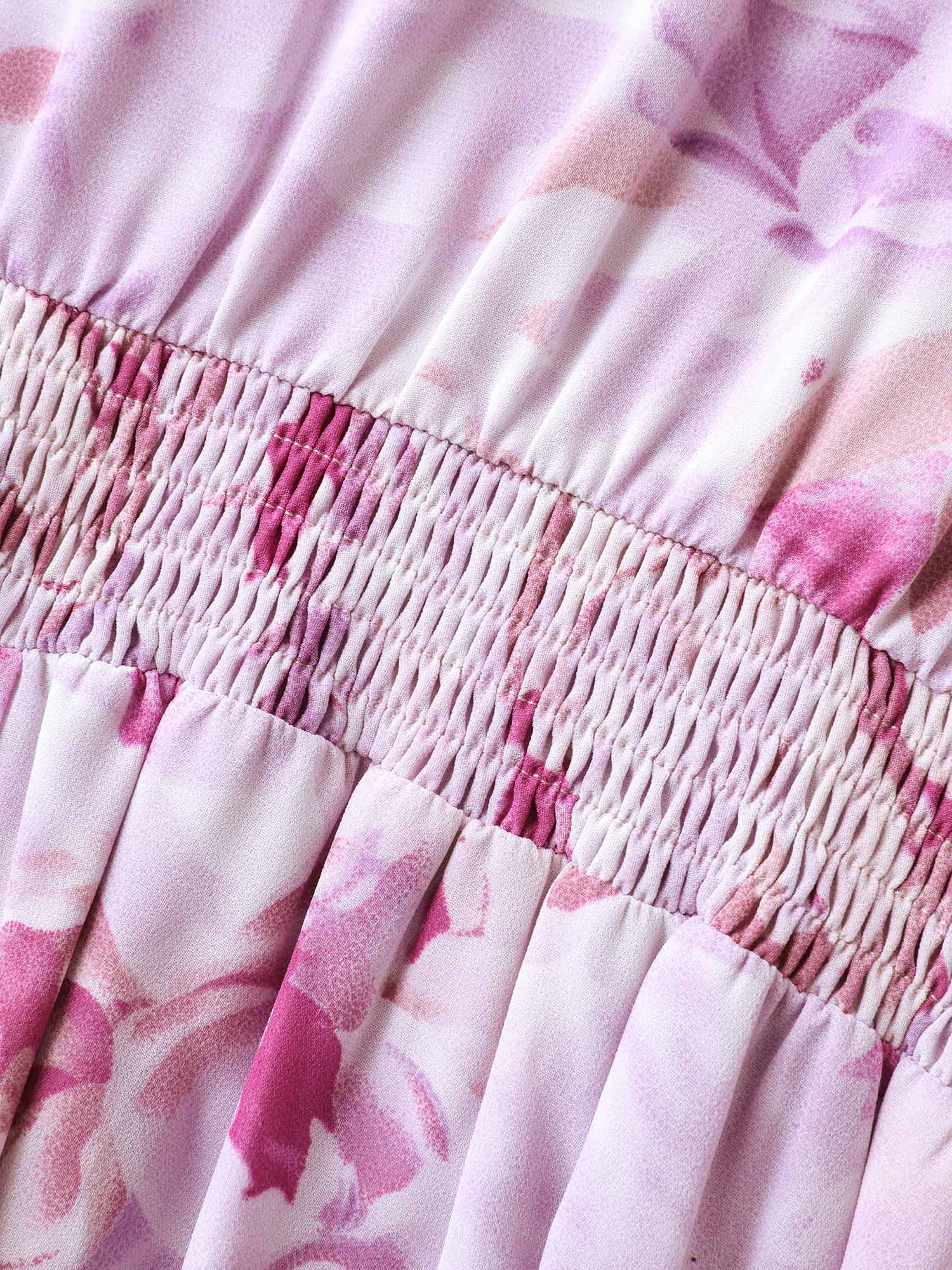 Floral Print Halter Neck Stretchy Midi Dress