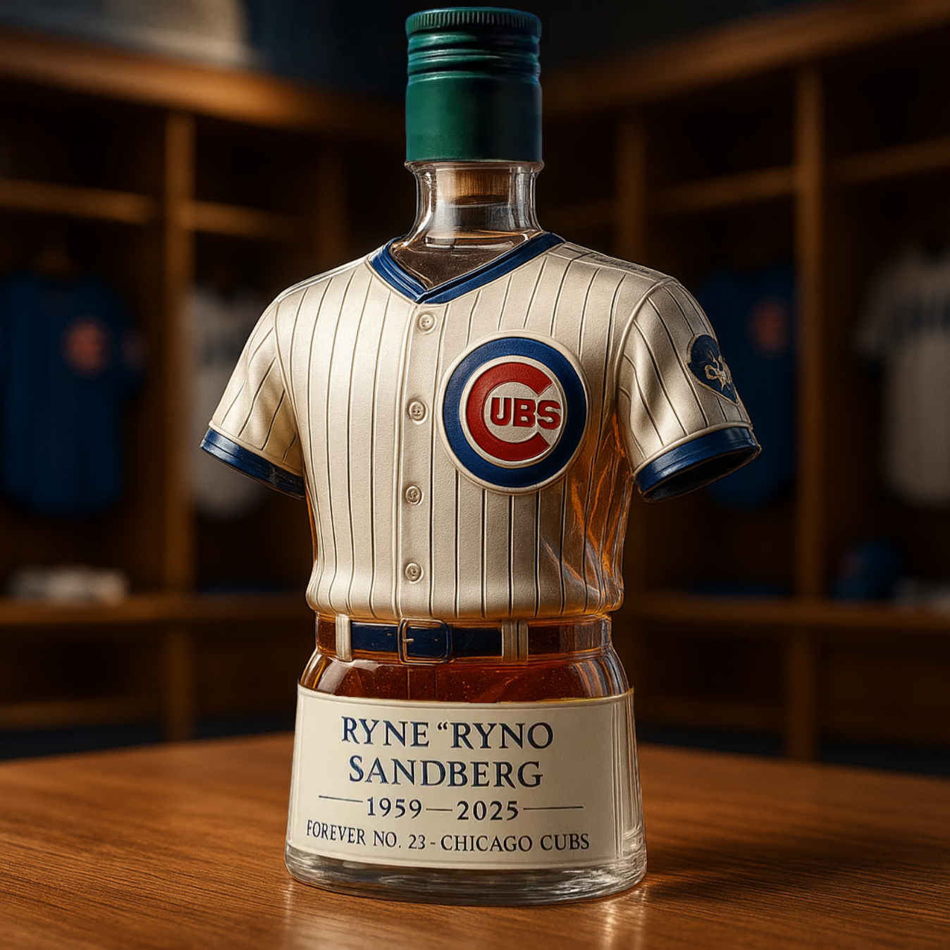 🧢 Ryne “Ryno” Sandberg Jersey Decanter – Forever No. 23
