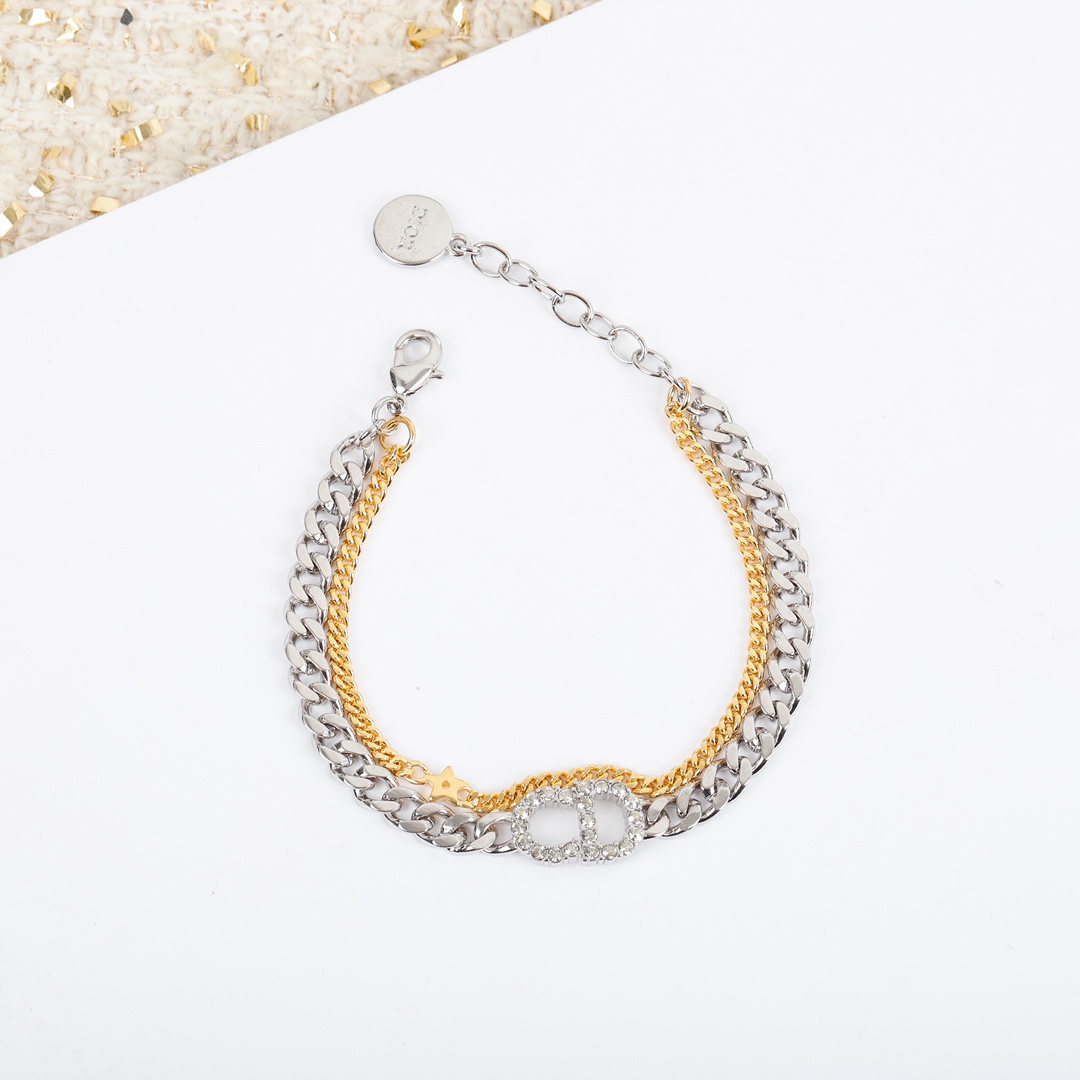 Dior Double Chain Bracelet