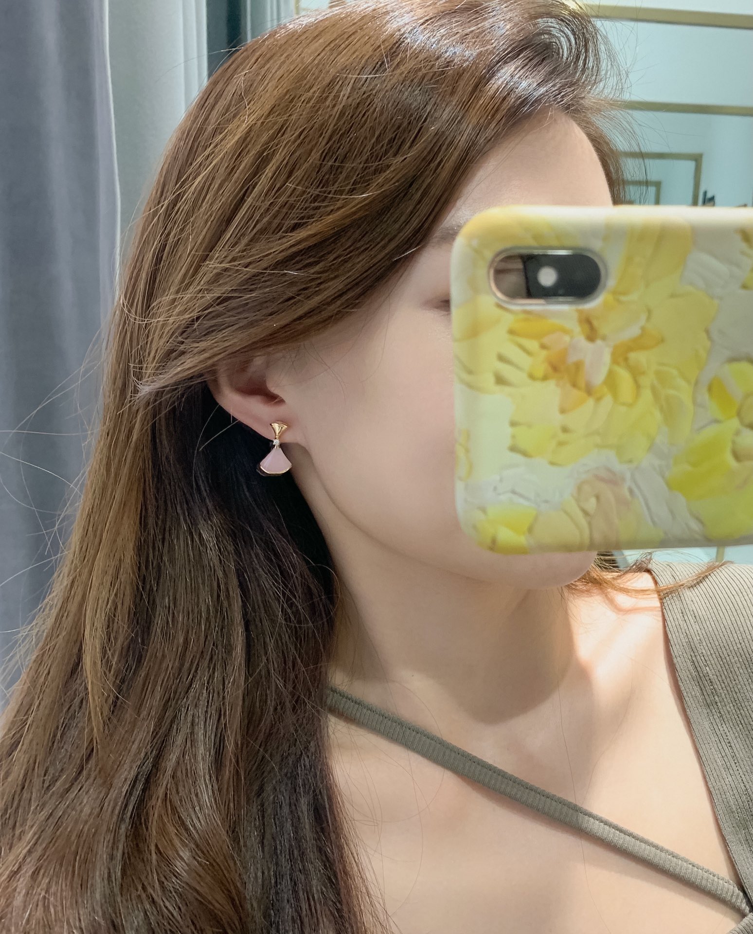 Bulgari fan earrings