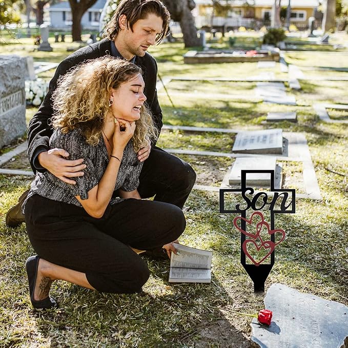 ✝️🙏Metal Cemetery Memorial Stake🔥Buy 2+ Get 10% OFF & FREE SHIPPING
