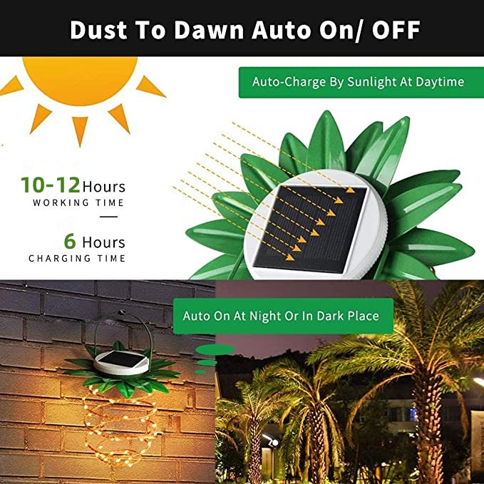 Waterproof Solar Outdoor Pineapple Lamps