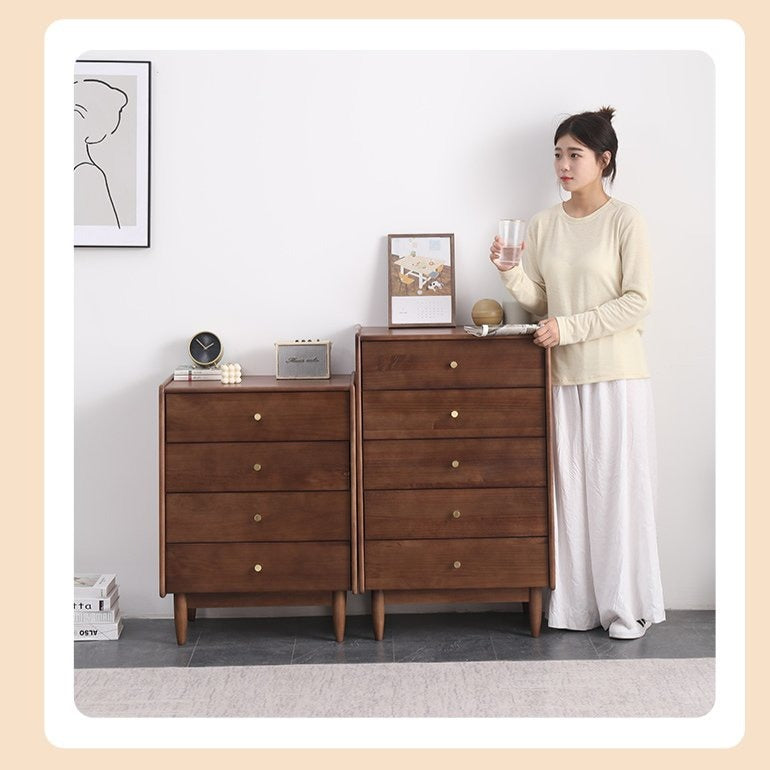 Tristan Chest of Drawers Solid Wood Mid Century