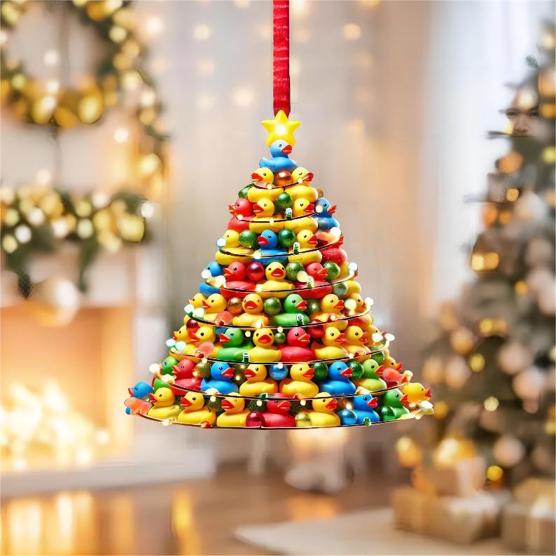 Duck Toy Tree Christmas Ornament