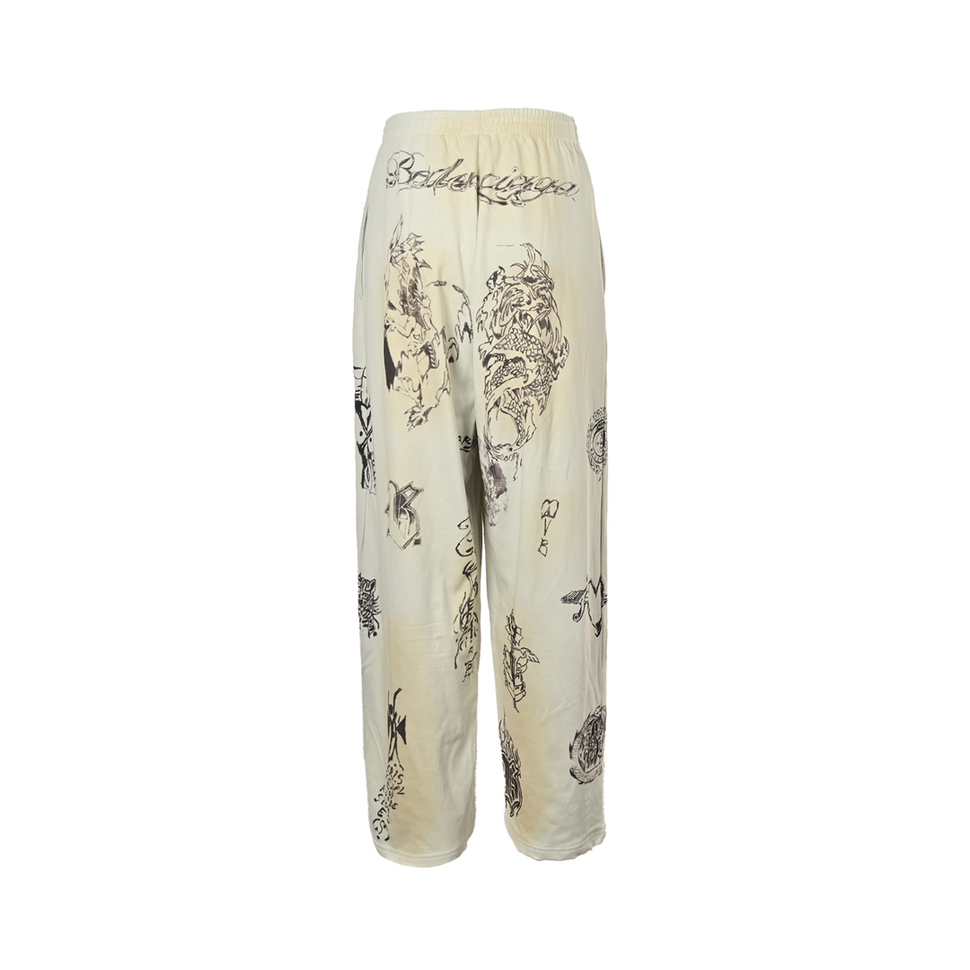 Balenciaga 24Fw graffiti trousers
