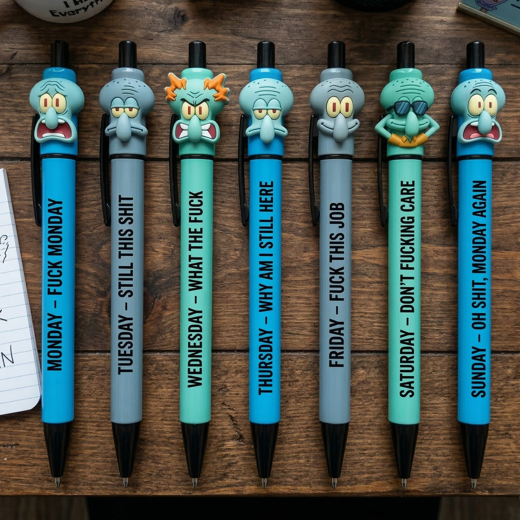 Squidward “Fuck This Week” Pen Set