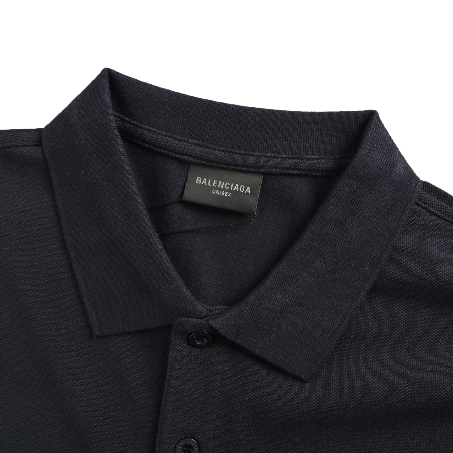 Balenciaga 25ss lock logo embroidered Polo short sleeve