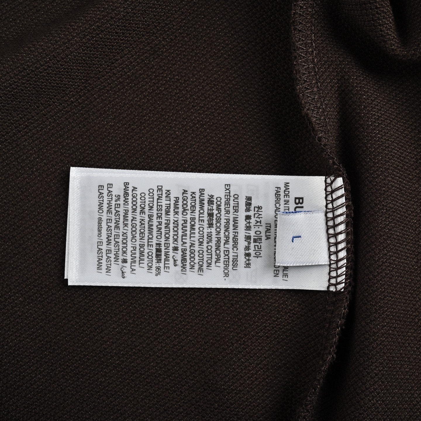 Burberry 25ss shield embroidered Polo short sleeve