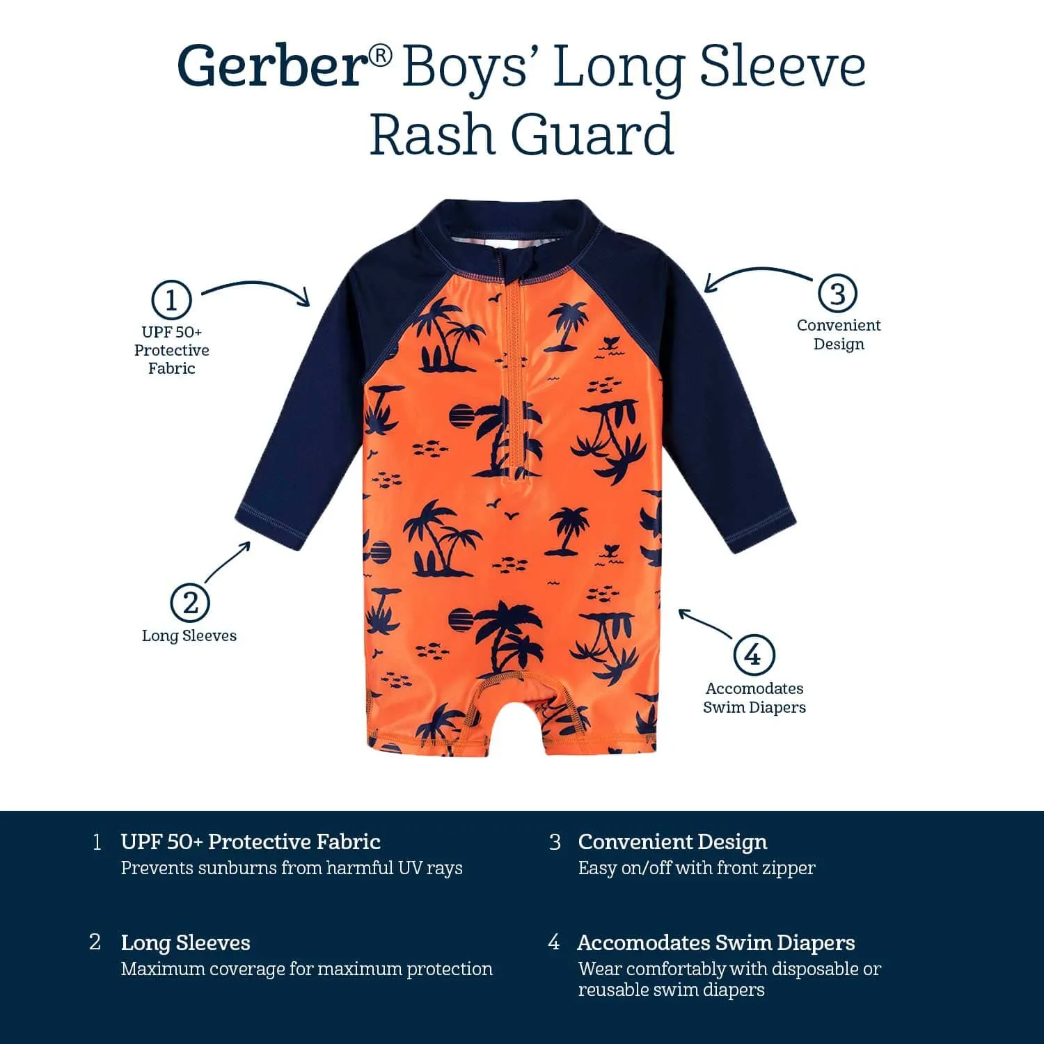 Baby & Toddler Boys Vacation Vibes Rash Guard