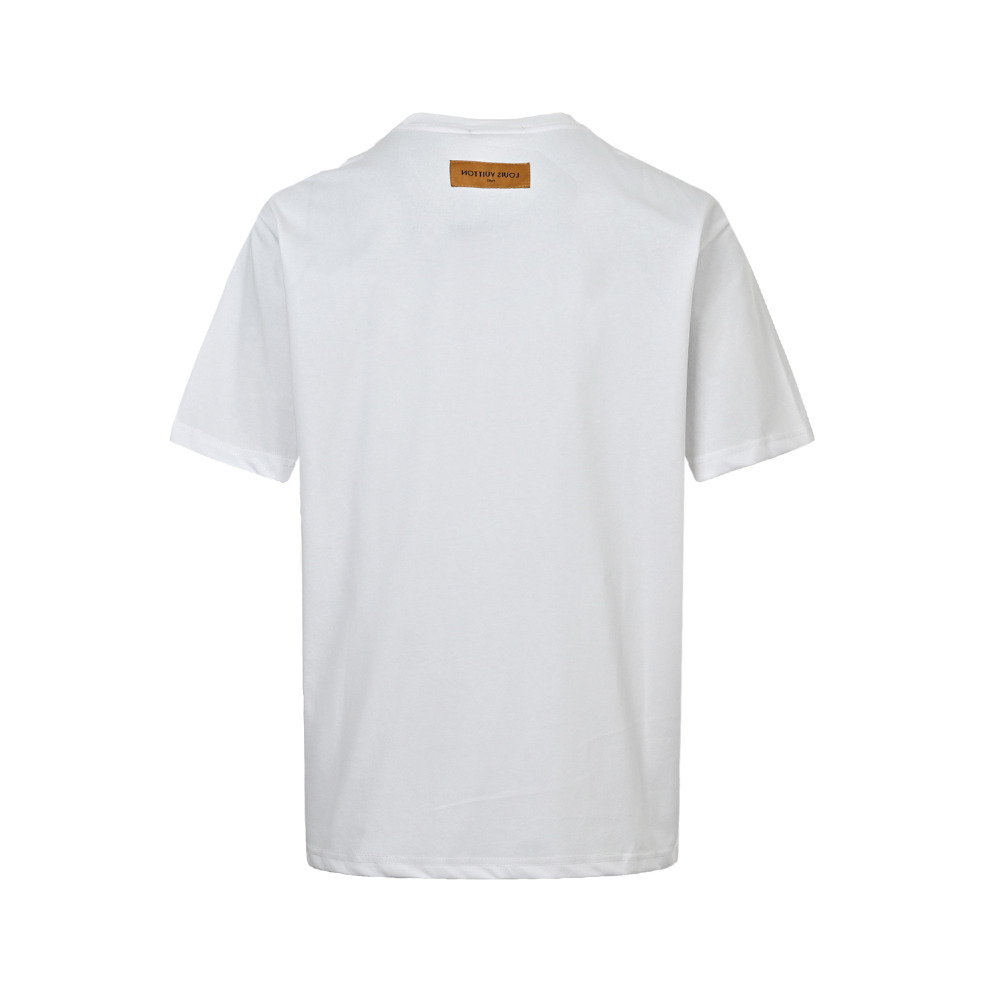 Louis Vuitton 25ss pearl flocked lettering short sleeve