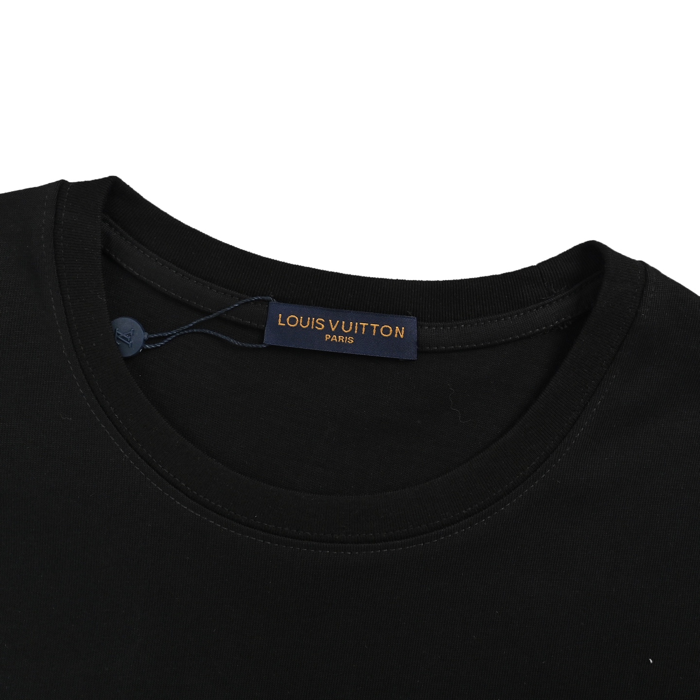 Louis Vuitton 25ss pink lettering short sleeves