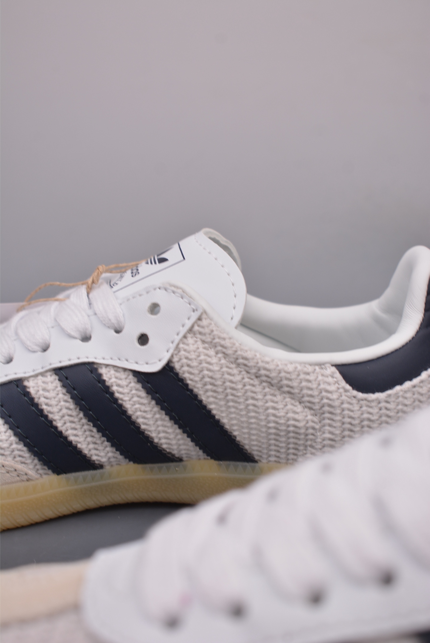 Adidas Originals Samba OG woven white and black jelly sole JH5633