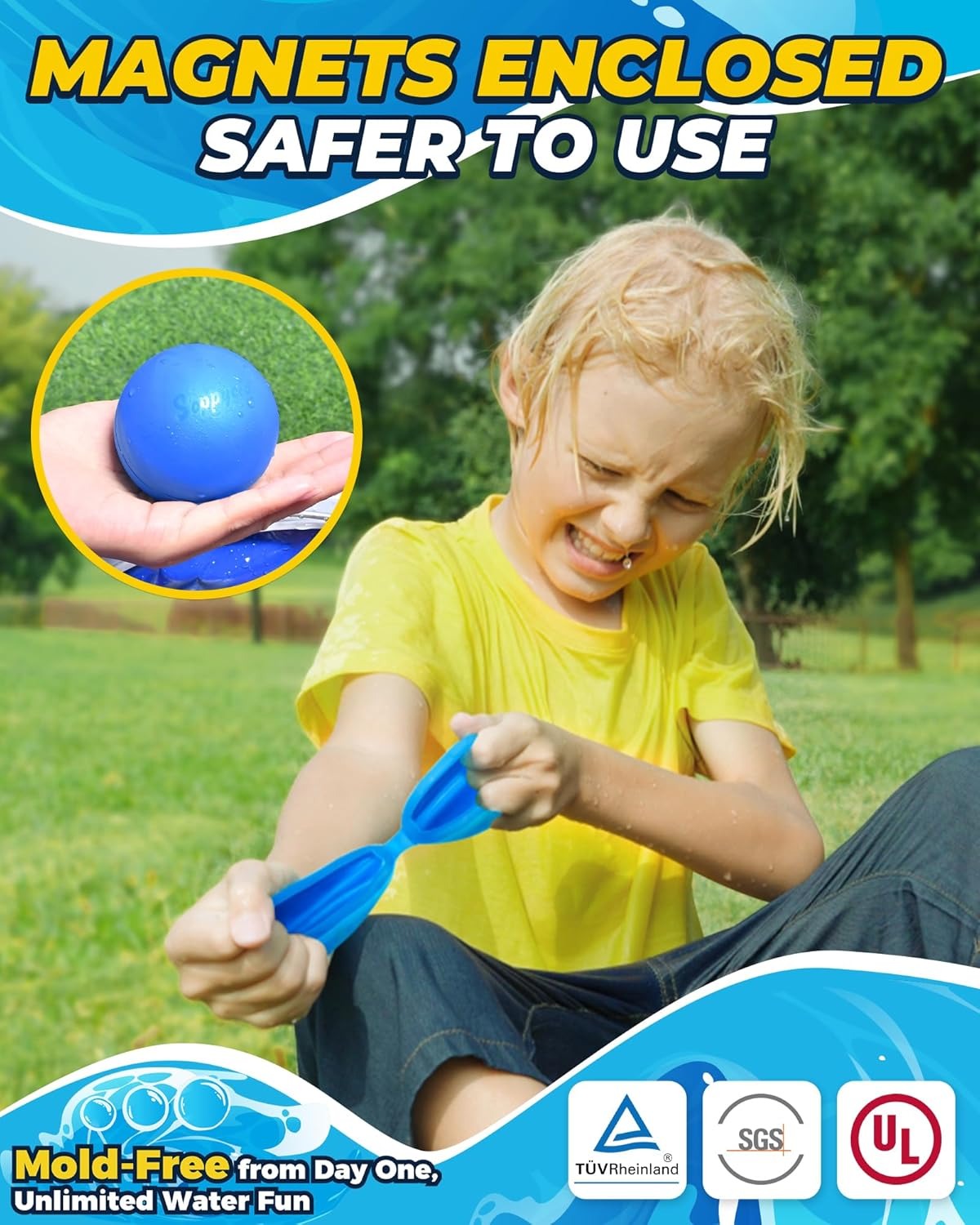🔥ON SALE 🔥Reusable magnetic water balloons