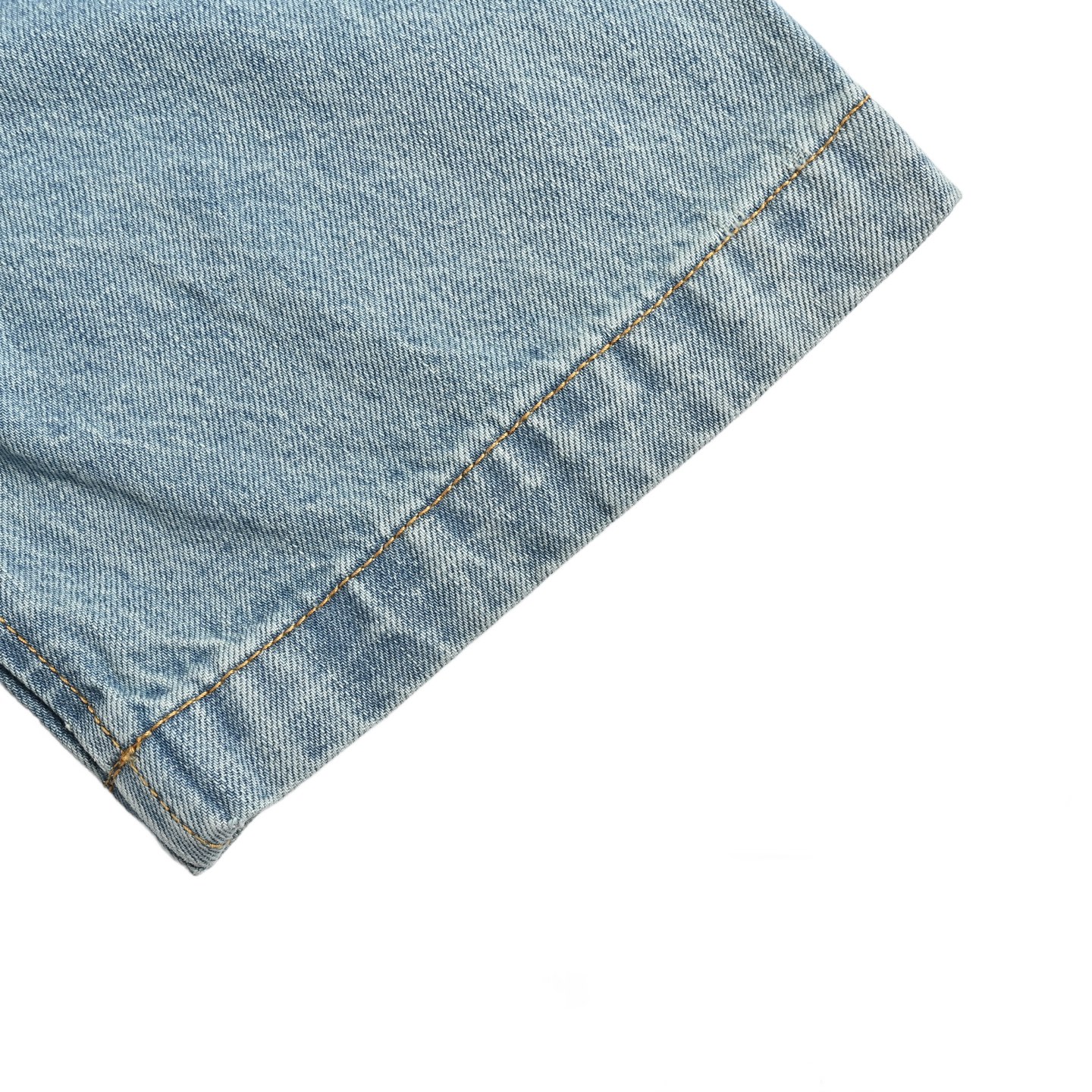 Louis Vuitton 25ss pocket embroidered denim short sleeve shirt