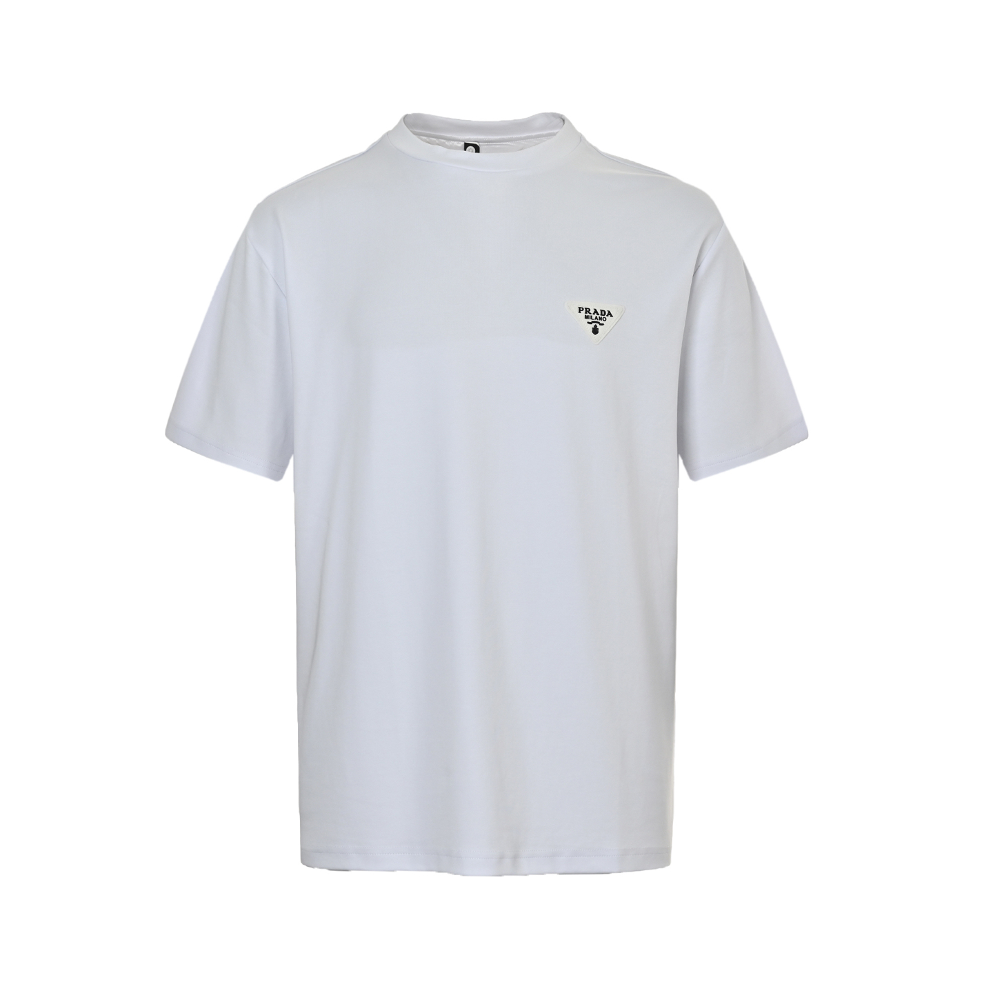 Prada patch triangle logo short sleeves