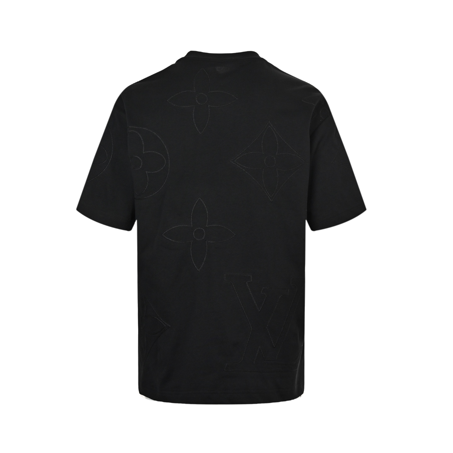 Louis Vuitton 25ss monogram embroidered short sleeve