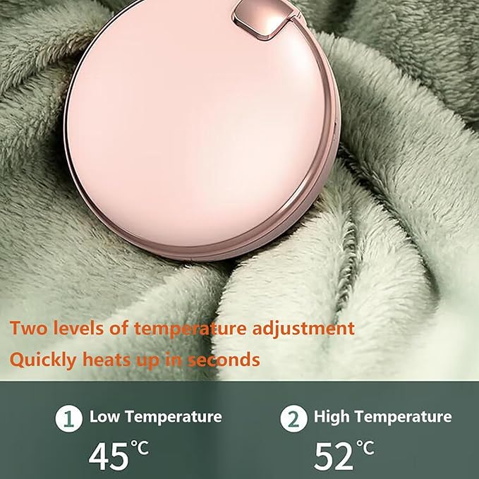 Rechargeable Hand Warmers with Cosmetic Mirror✅（Multifunctional 3 in 1）