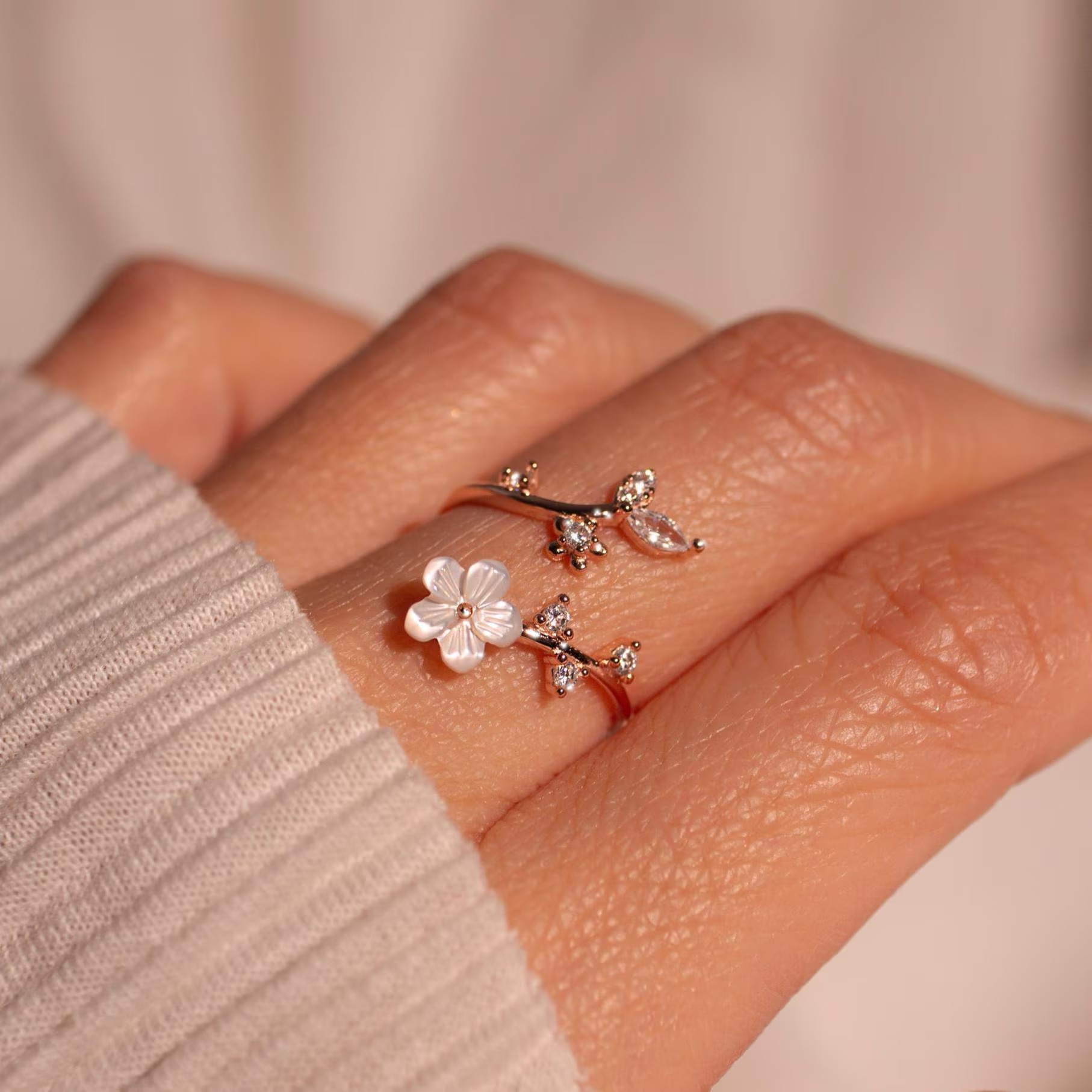 Pearl Sakura Ring