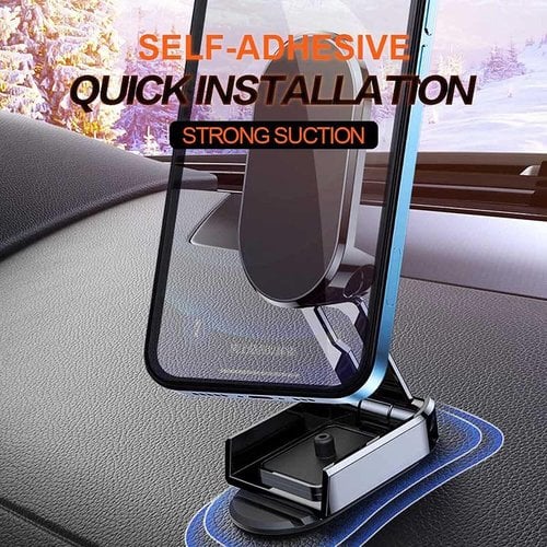 (🔥Early Christmas Sale-SAVE 48% OFF) 360° Rotating Folding Magnetic Car Phone Holder -BUY 2 GET 1 FREE NOW