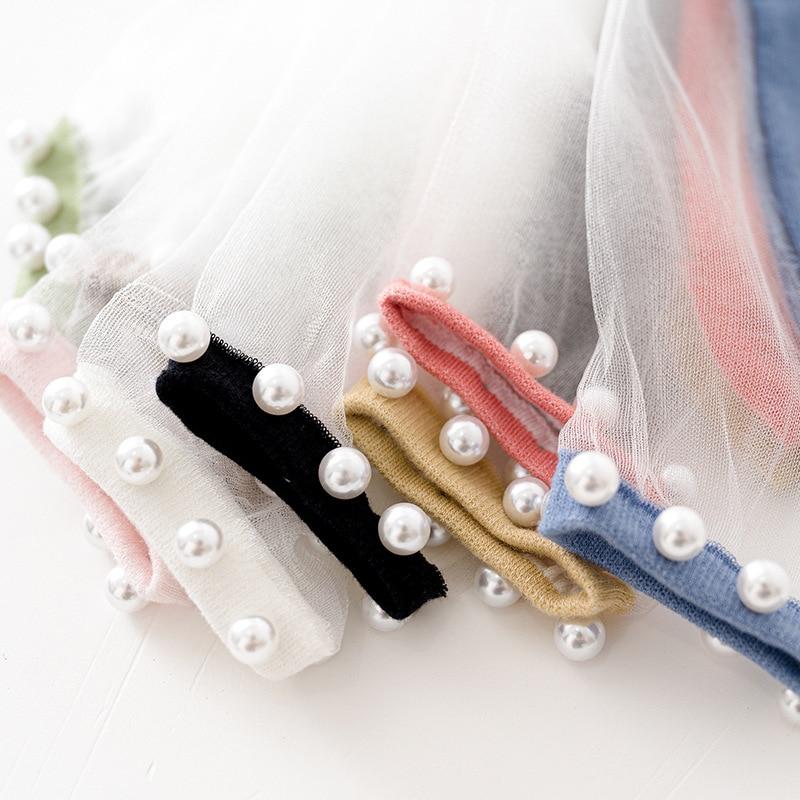 ( Last Day Promotions-50% OFF) Pearl Transparent Socks-Free Size Fit ALL Ldies and Girls