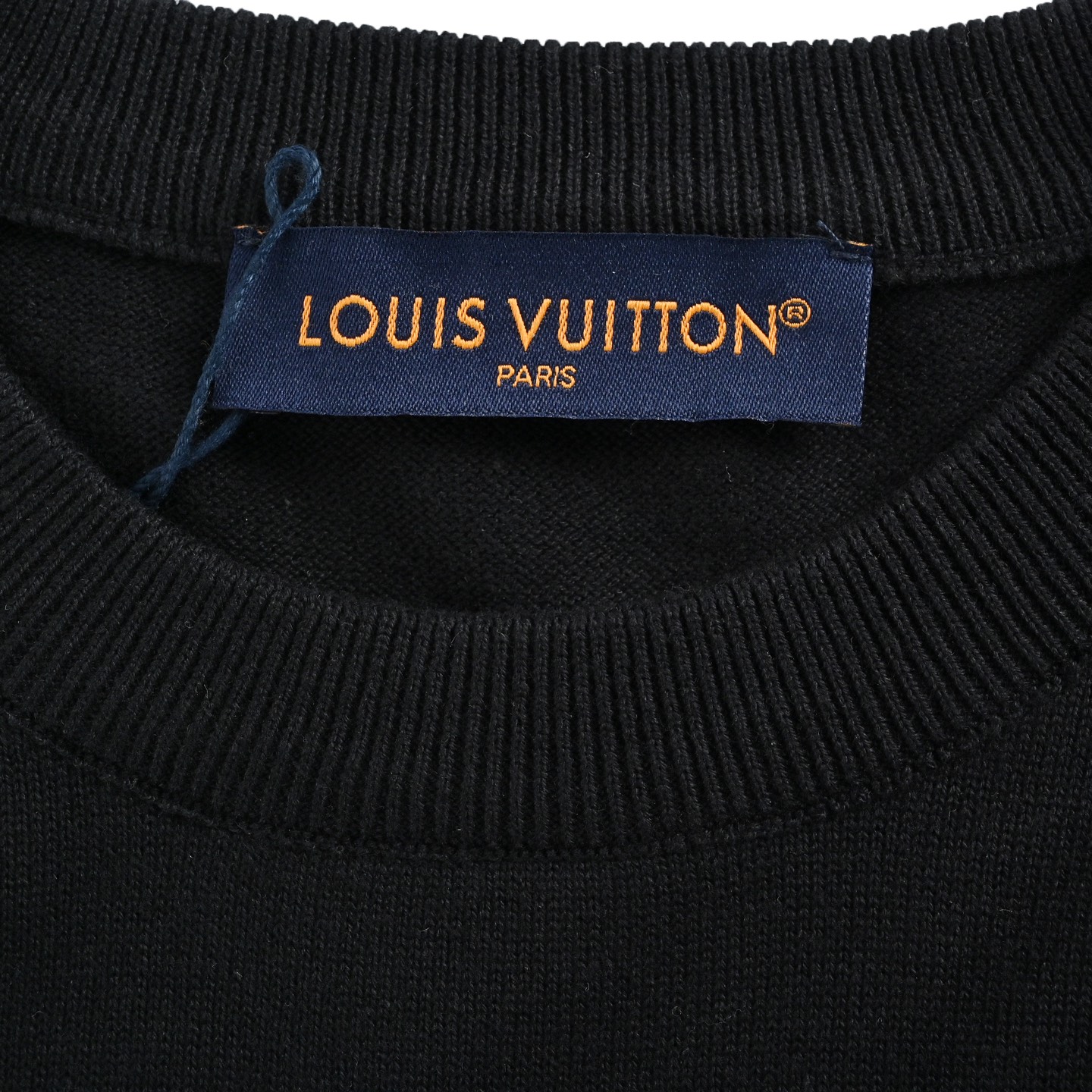 Louis Vuitton 25ss gradient monogram colored diamond knitted short sleeve