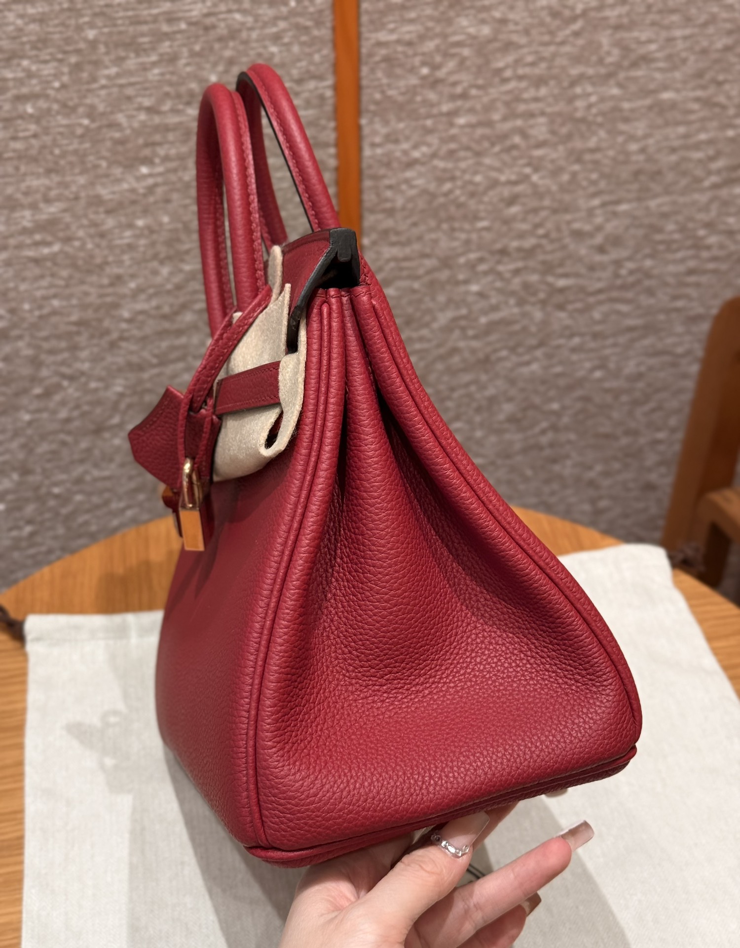Hermès Birkin B5Ruby Handbag (Handmade to Order)