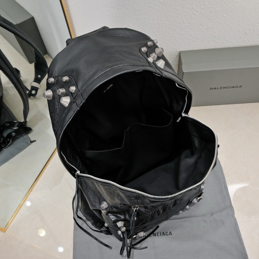 Balenciaga Rivet Font Backpack