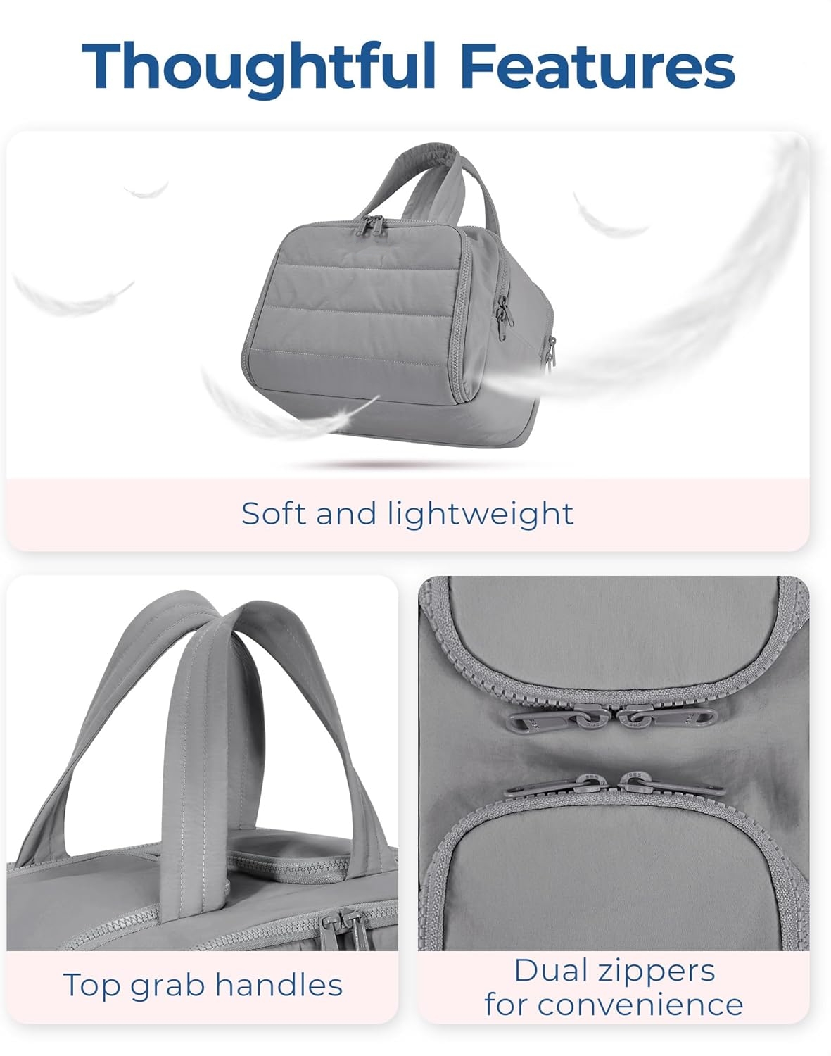 🔥On Sale🔥Lightweight Large Wide-open Travel Toiletry Bag