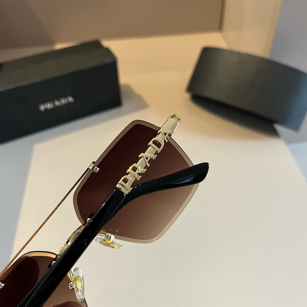 Prada rimless sunglasses