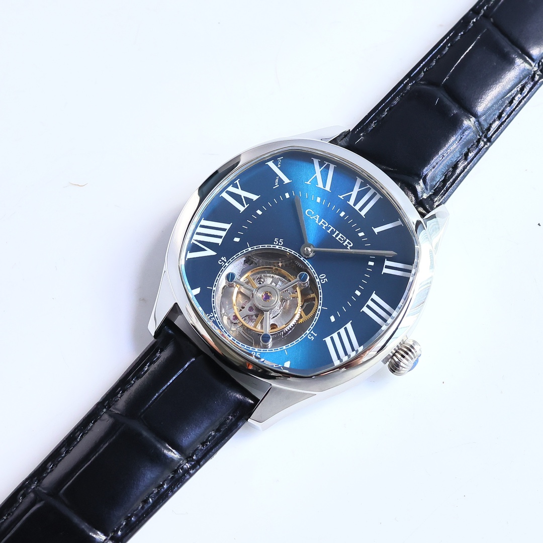 Cartier True Flywheel KF1 Rotonde de Cartier Tourbillon Cadran Love Tourbillon Watch