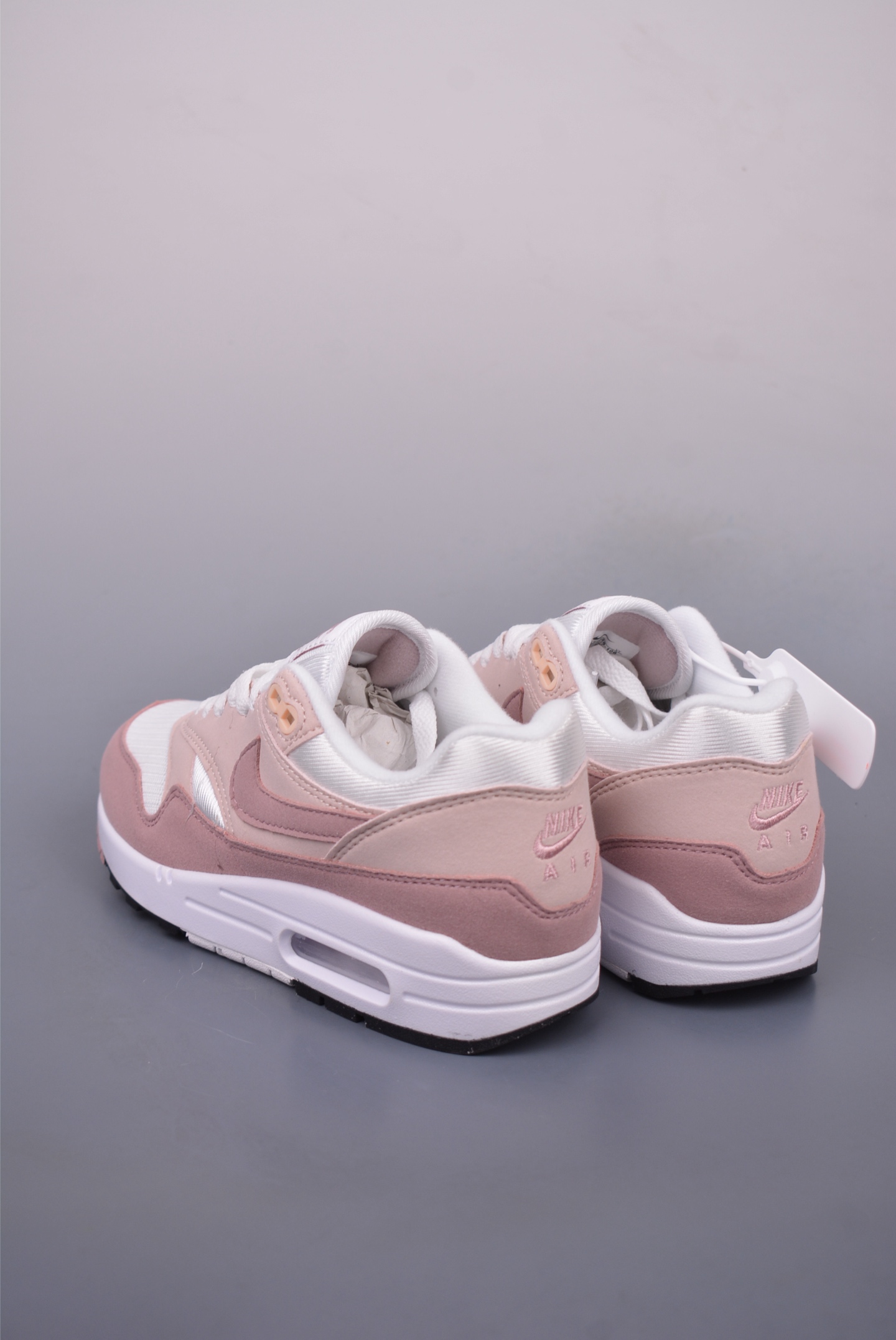 Nike Air Max 1 87 Original Series Running Shoes Pink and White DZ2628 106