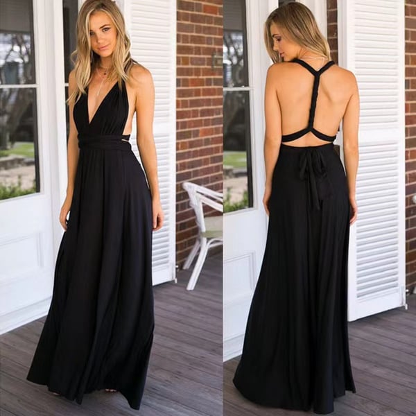 50% OFF NOW - Versatile and Sexy Strap Wrap Dress - Bridesmaid Dress [Buy 2 FREE SHIPPING]