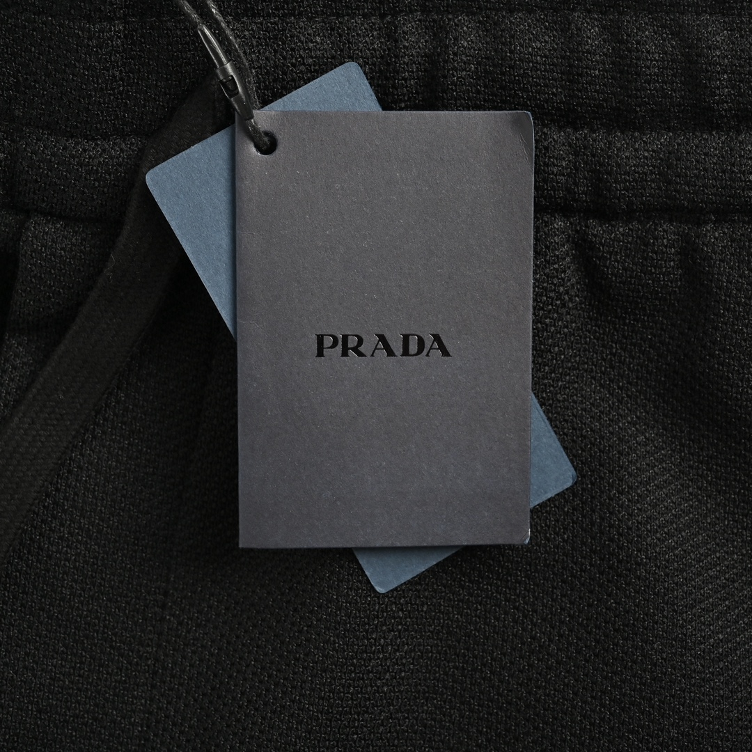 Prada Tapered Pocket Zip-Up Trousers