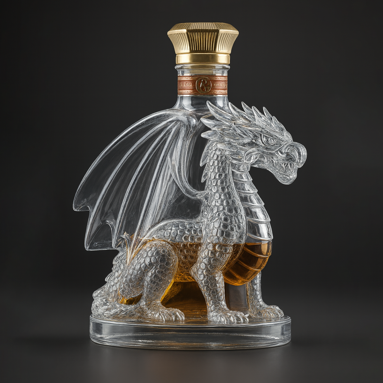 🔥Legendary Dragon Whiskey Bottle – Collector’s Edition, Handcrafted in Glass🔥