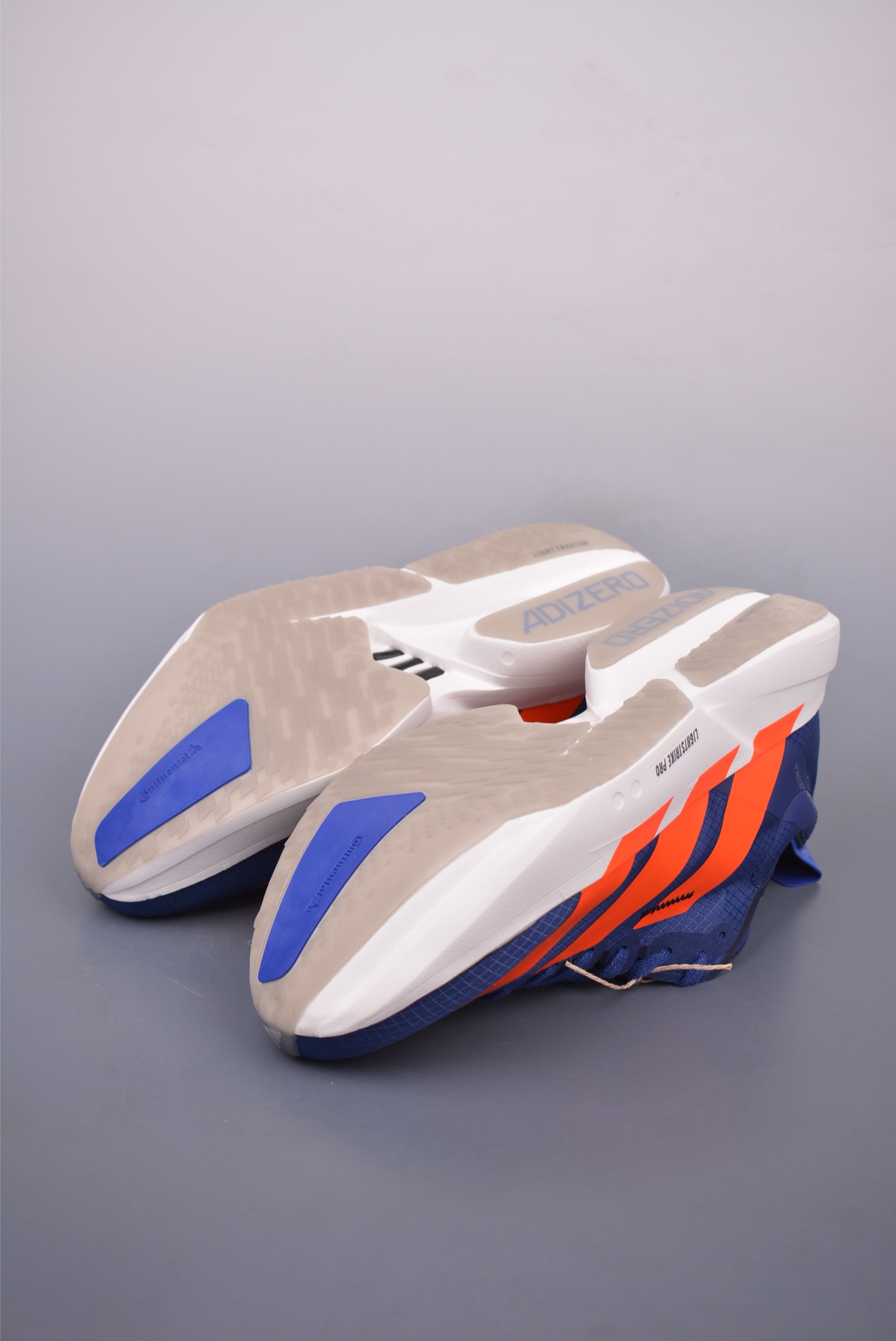 Adidas Adizero Adios Pro Evo 4 Running Shoes Network Blue White Orange JR6370