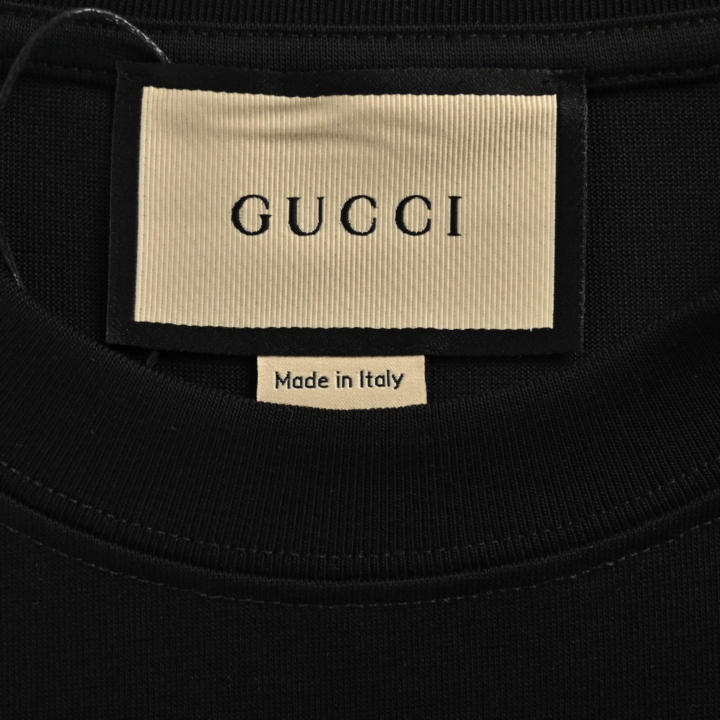 Gucci 25ss graffiti signature letter print short sleeve