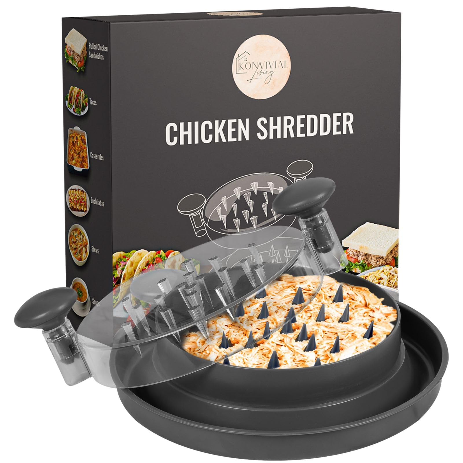 🔥Last Day 50% OFF🔥Chicken Shredder-Professional Chicken Breast Shredder Tool Twist