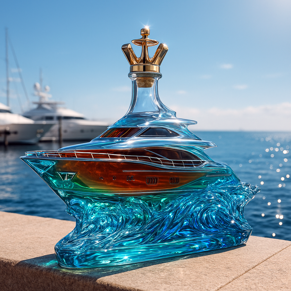 Yacht Whiskey Bottle