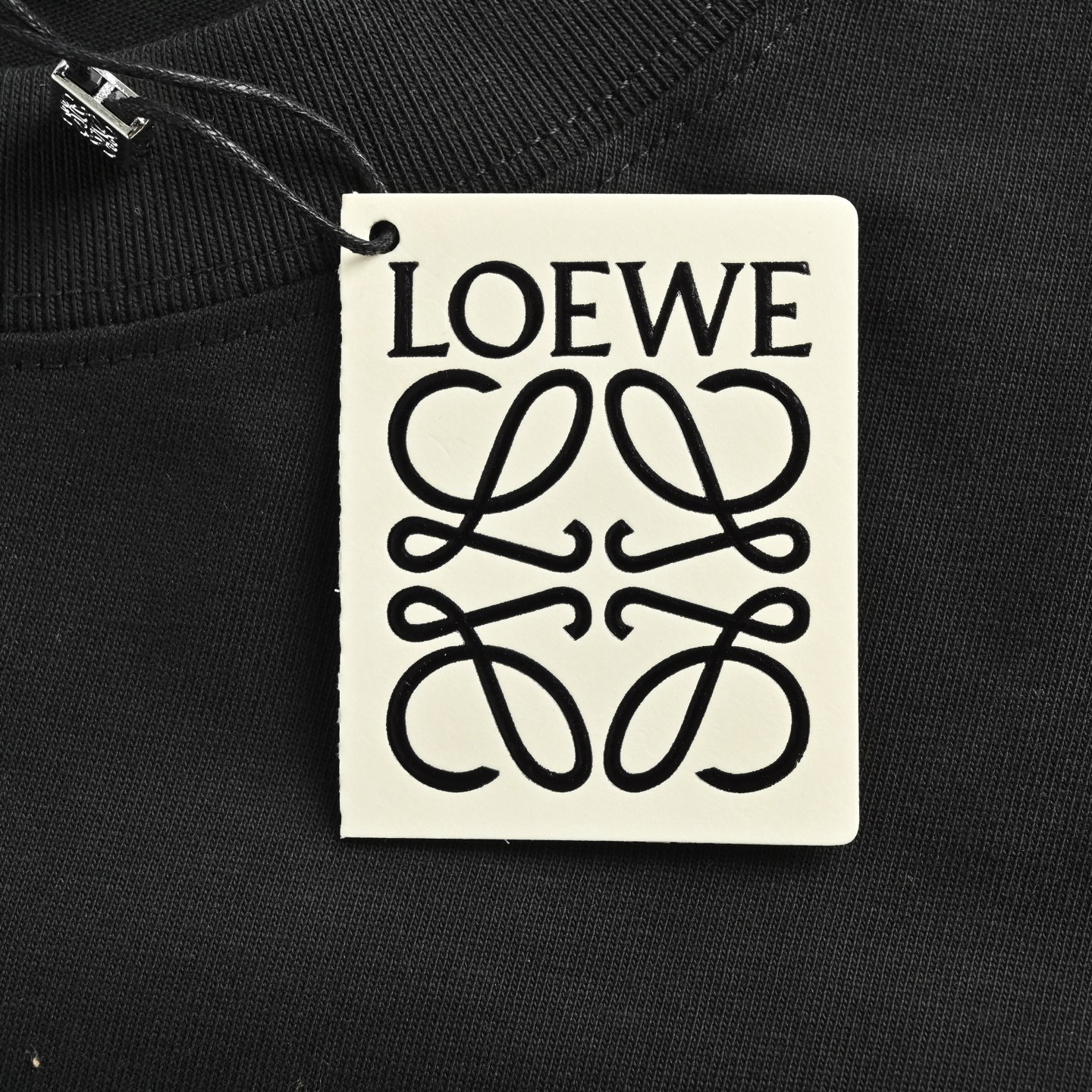 Loewe 25ss suede foam printed logo short sleeve