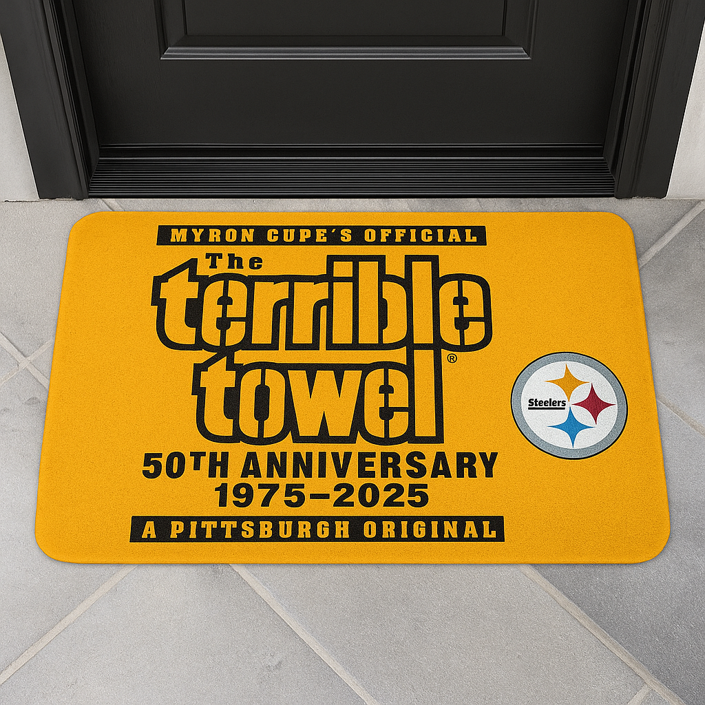 “Terrible Towel” 50th Anniversary doormat