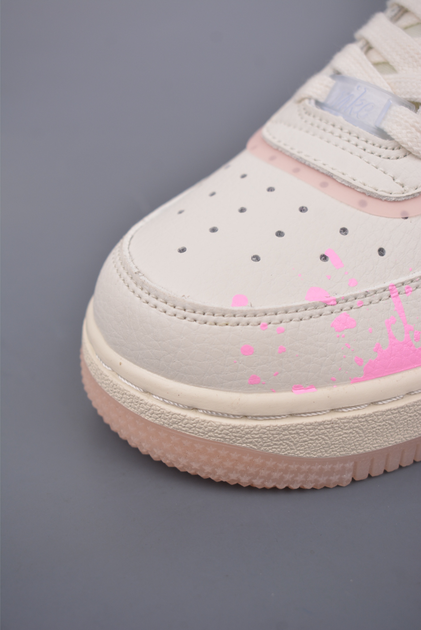 Nike Air Force 1 07 LV8 Low Sneakers Graffiti Blue Pink Heart CW1574-058