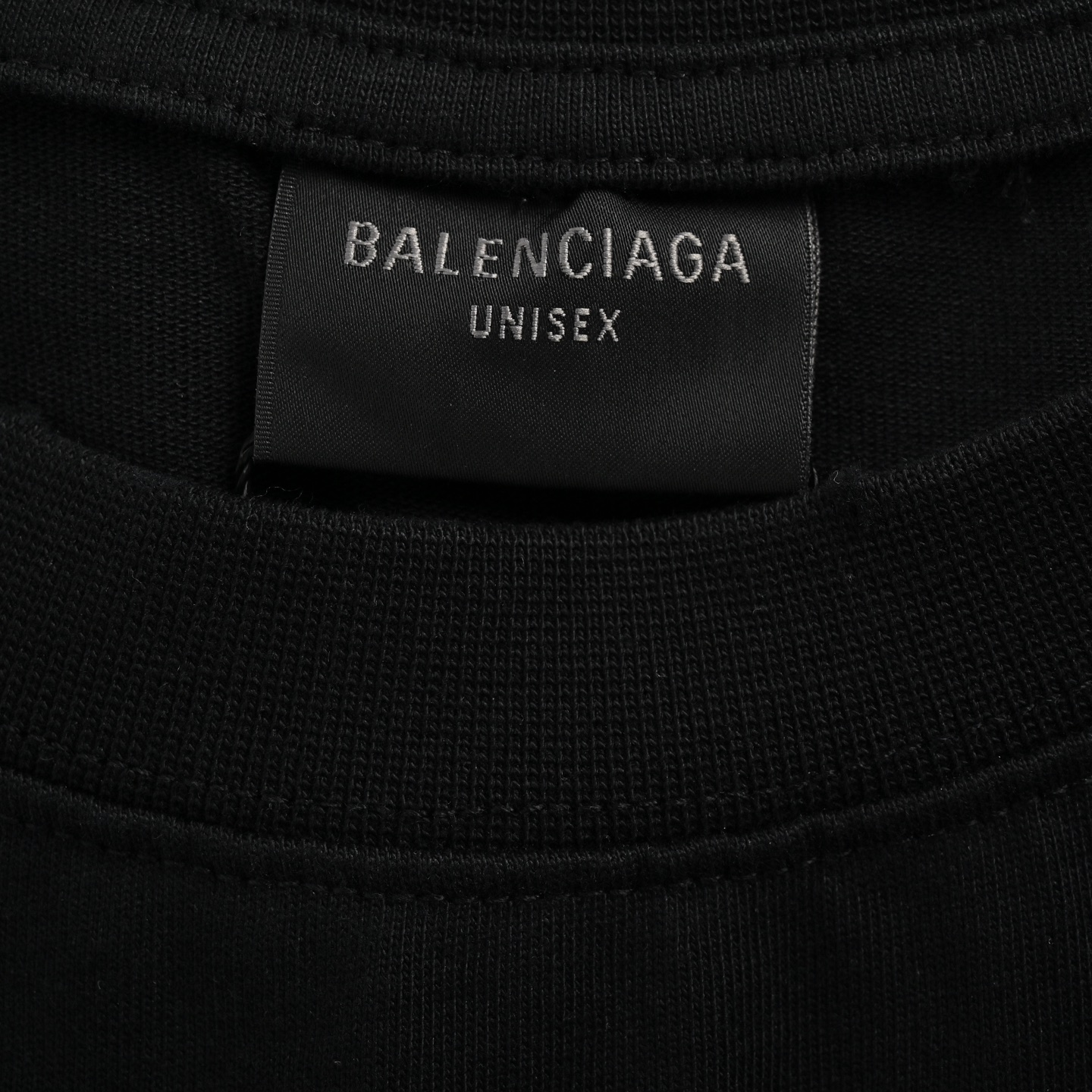 Balenciaga 25ss graffiti letter hem destroyed short sleeves