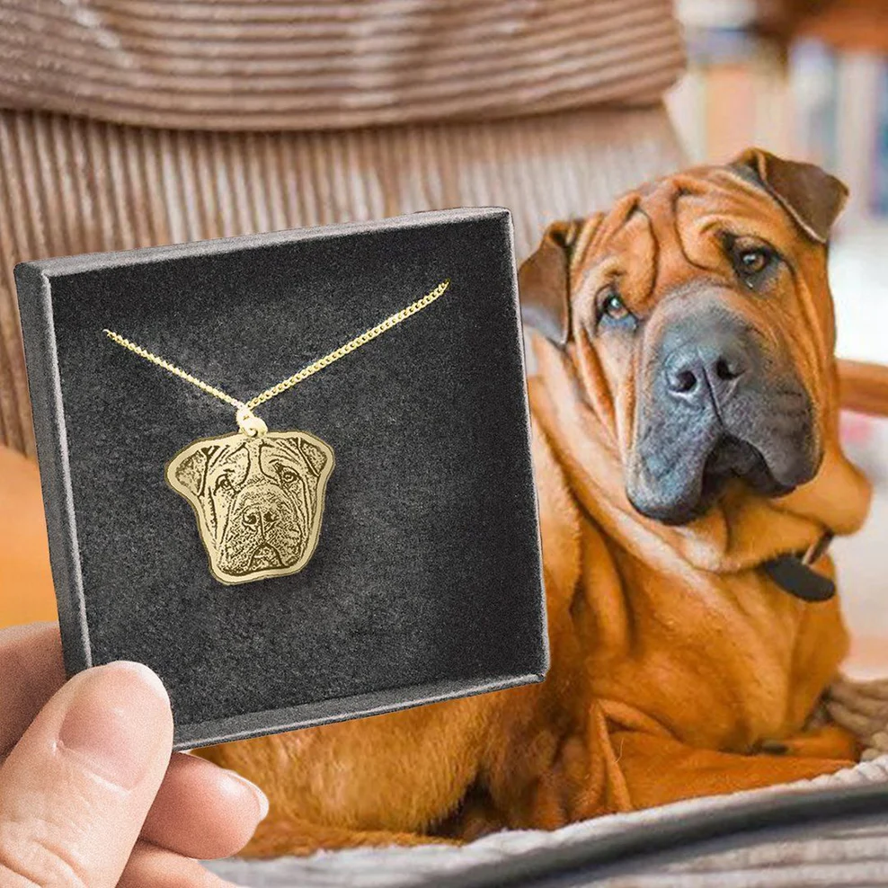 Personalized Custom Pet Photos Keychain Or Necklace