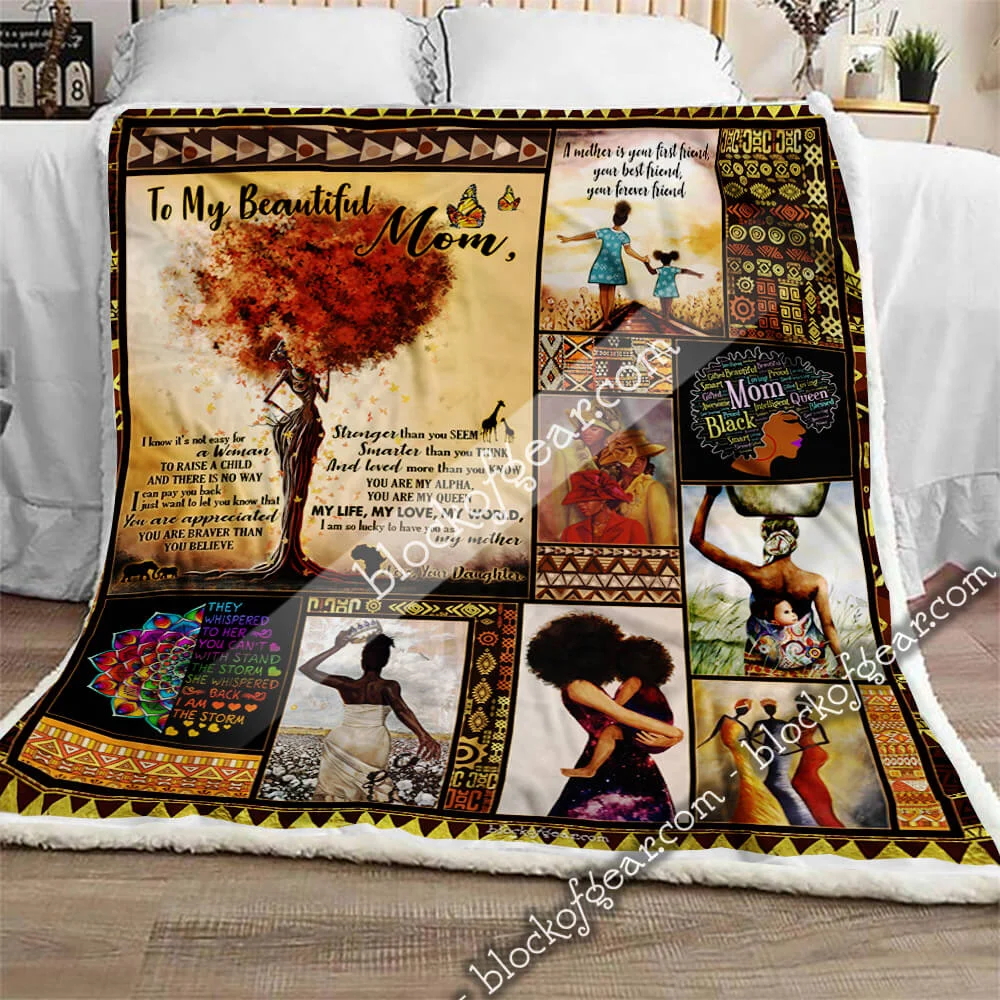 My Mom My Queen Sofa Throw Blanket