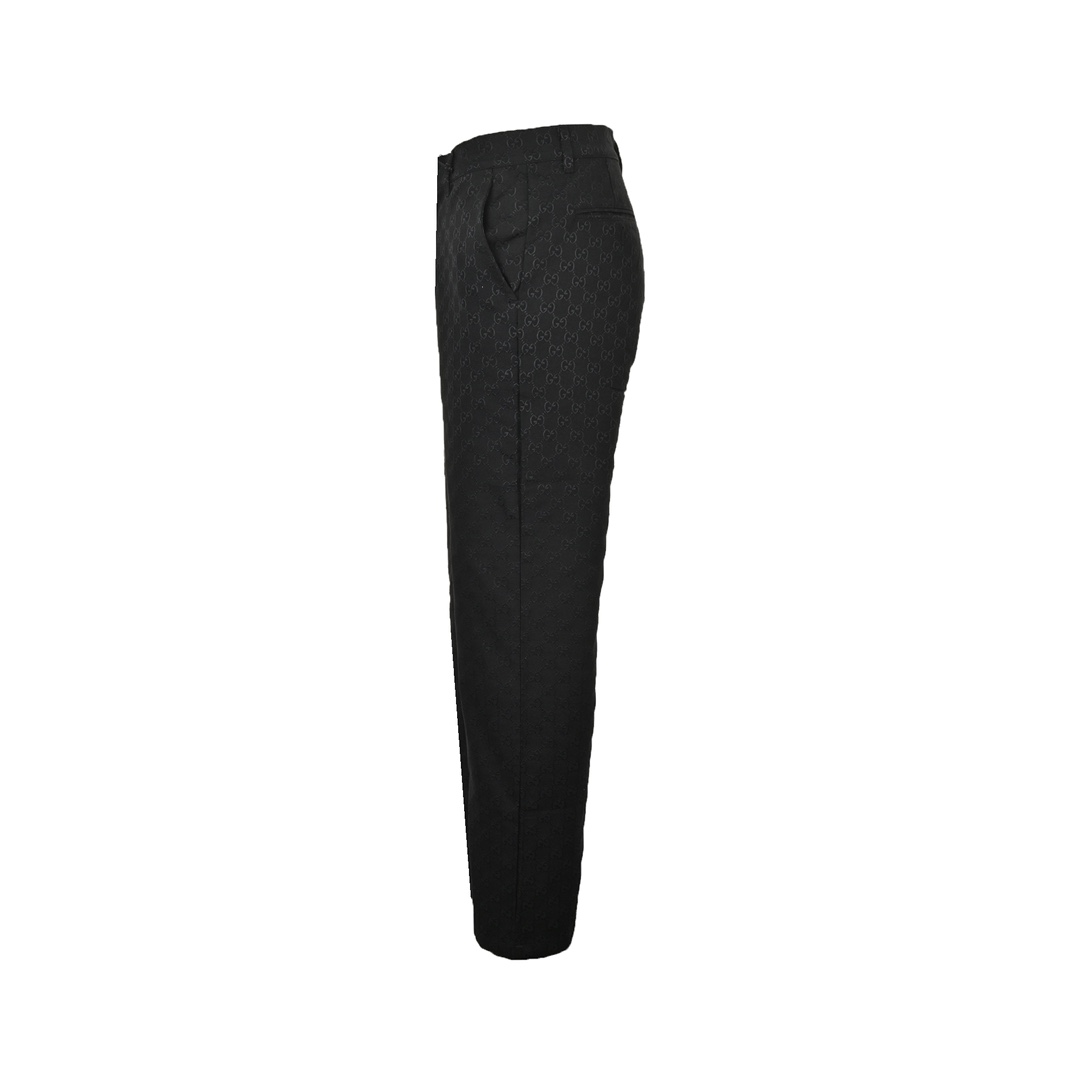 Gucci 24Fw Double G jacquard canvas trousers suit