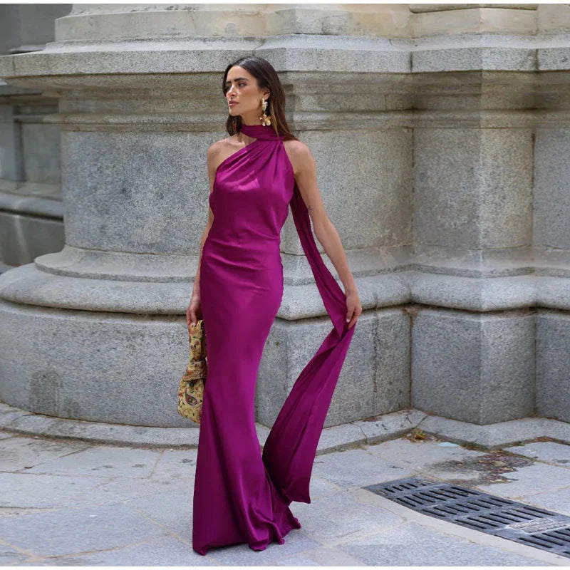 Sexy Backless Long Dress