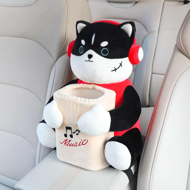 🐶🐼Cute multifunctional tissue box trash can animal dolls🔥 (Flash Sale - 50% Off)