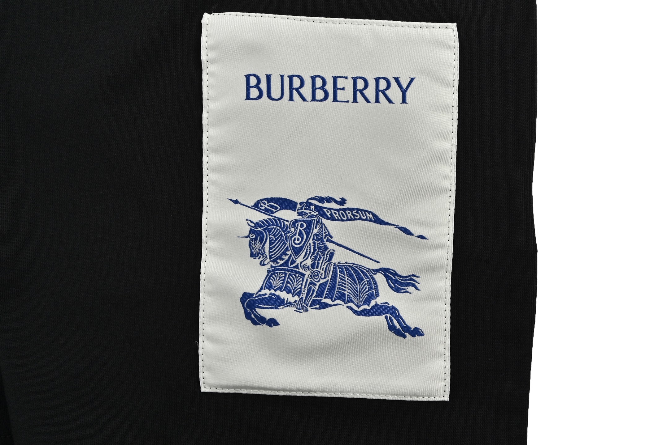 Burberry 25ss hem warhorse patch label short sleeve